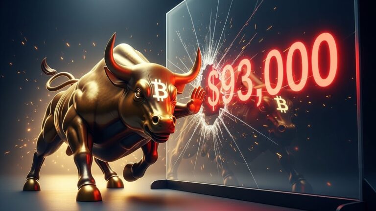 Bitcoin Bulls Test $93K Resistance After Wedge Breakout