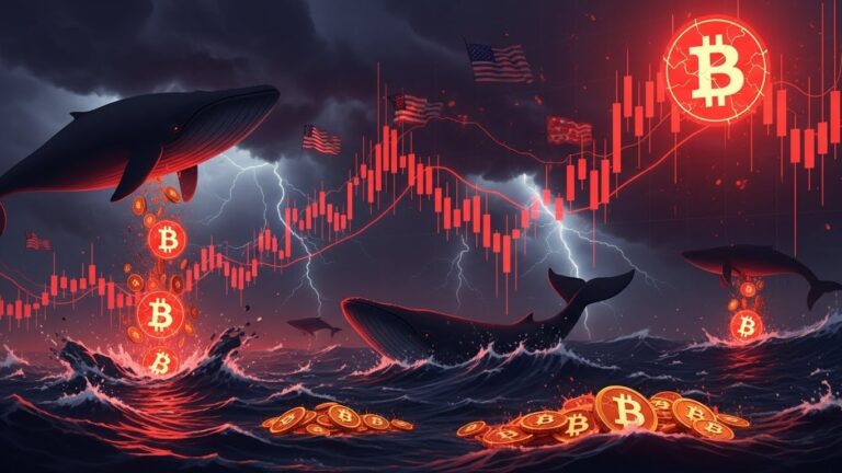 Bitcoin Flash Crash Deepens: Whales Dump Amid Tariff Fears