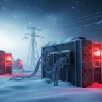 Bitcoin Hashrate Plunges 40% in US Winter Storm Chaos
