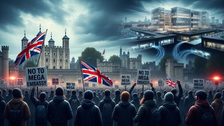 British Protests Erupt Over Chinese Mega Embassy Plans