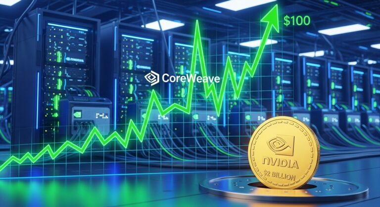 CoreWeave Stock Surges on Nvidia’s $2 Billion Boost
