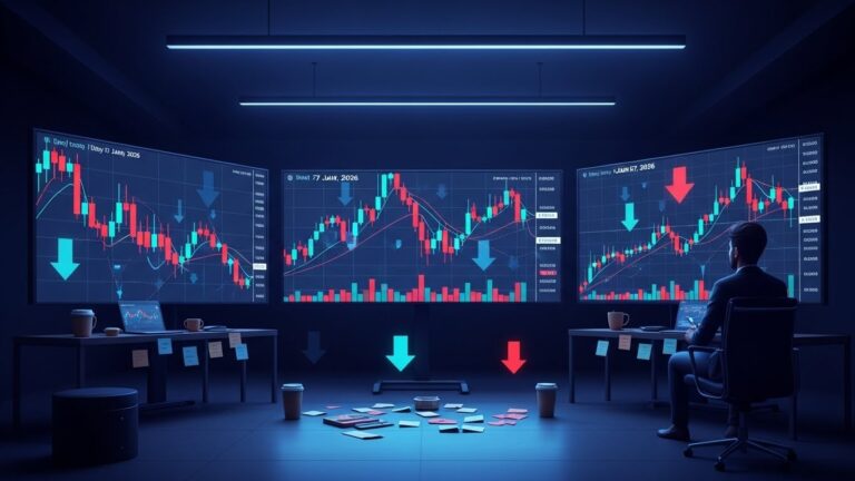 Crypto Market Dips Jan 7: Bitcoin and Altcoins Pull Back