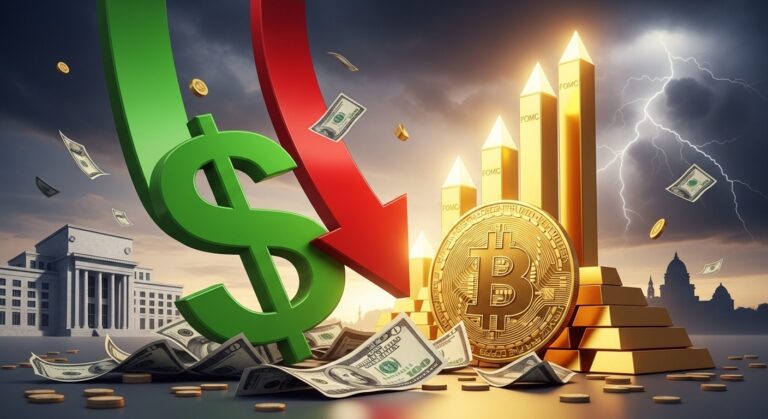 Crypto Market Stabilizes as Dollar Tumbles Pre-FOMC