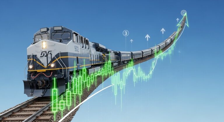 CSX Stock Bullish Cup and Handle Breakout Emerging