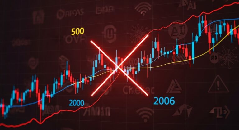 Death Cross Alert: Stocks Including Major AI Name Face Bearish Signal