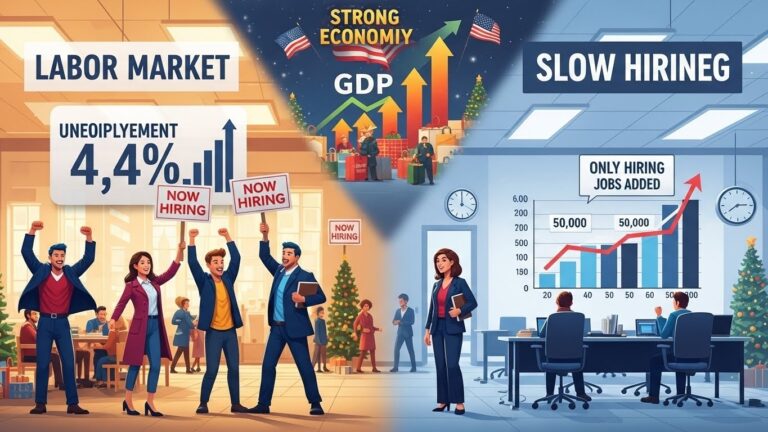 December 2025 Jobs Report: Only 50K Jobs Added, Unemployment Drops to 4.4%