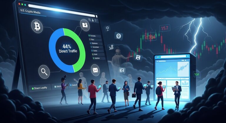 Direct Traffic Dominates US Crypto Media Visits