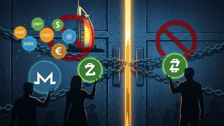 Dubai Bans Monero and Zcash: DIFC Privacy Tokens Ban Explained