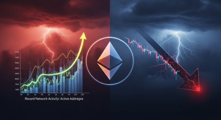 Ethereum Downside Risks As Network Hits Record High