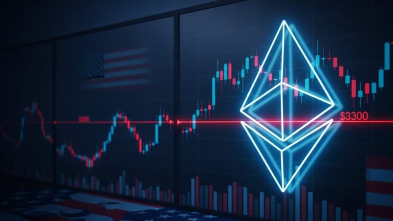 Ethereum Price Stalls Below $3300 Amid Weak US Demand