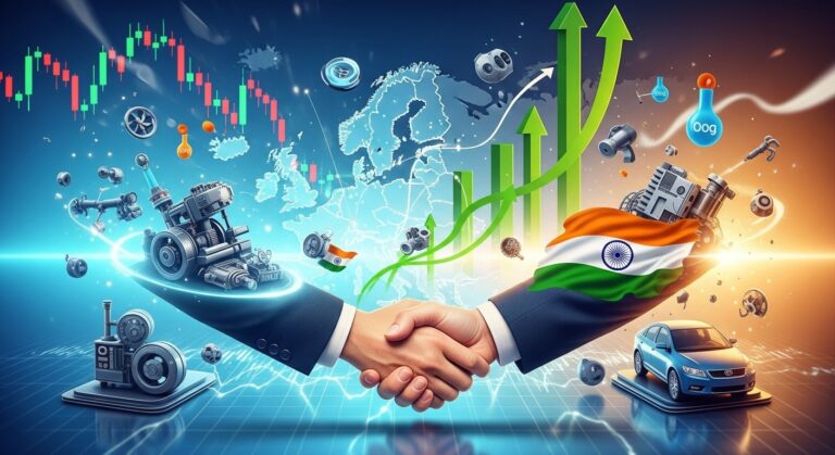 EU-India Landmark Trade Deal Lifts European Stocks