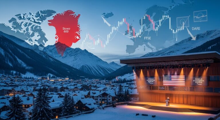 European Stocks Await Trump Davos Speech on Greenland