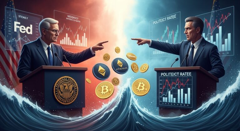 Fed Pause Fuels Trump-Powell Clash in Crypto Macro Trade
