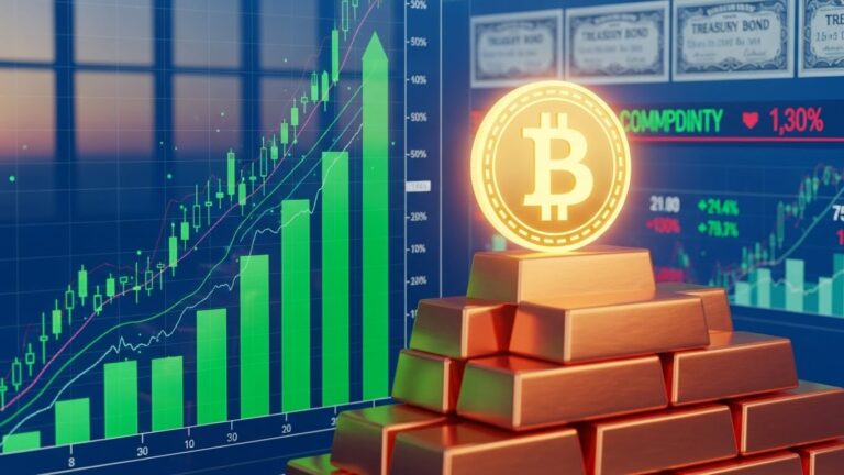 Futures Climb as Bitcoin Rebounds and Copper Hits Record