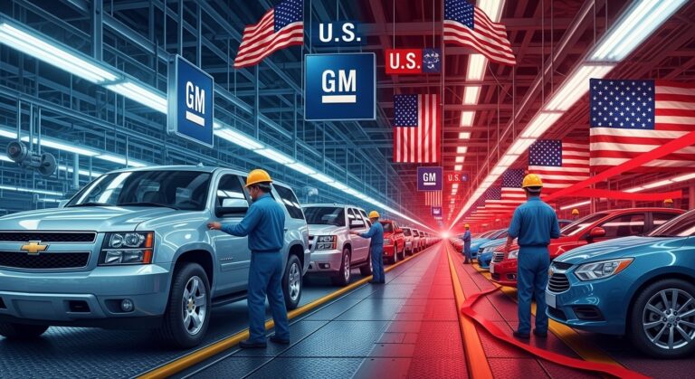 GM Aims to Surpass Ford in US Vehicle Production Amid Tariffs