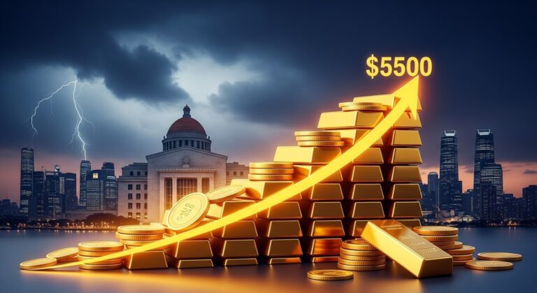 Gold Hits Record High as Fed Holds Rates Steady