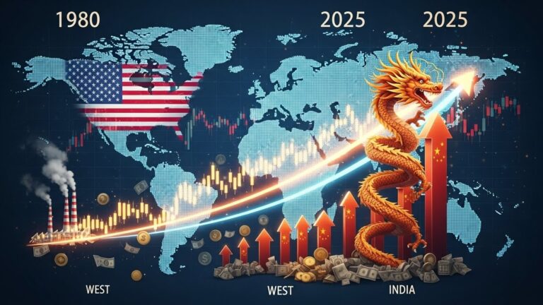 How Global Economic Power Shifted Over 45 Years