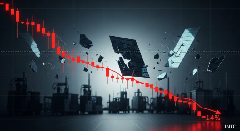 Intel Stock Plunges 14% on Manufacturing Woes