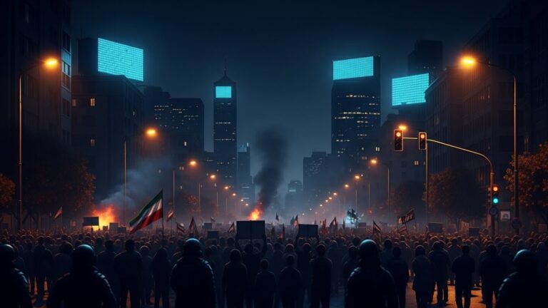 Iran Protests Escalate: Internet Blackout Hits Amid Trump Warning