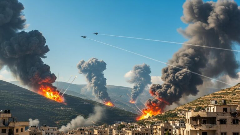 Israel Renews Major Airstrikes On Southern Lebanon