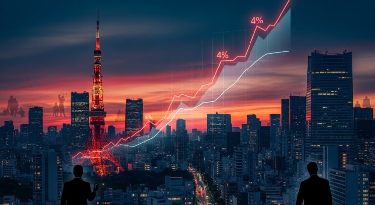 Japan’s 40-Year Bond Yield Hits Record 4% on Fiscal Concerns