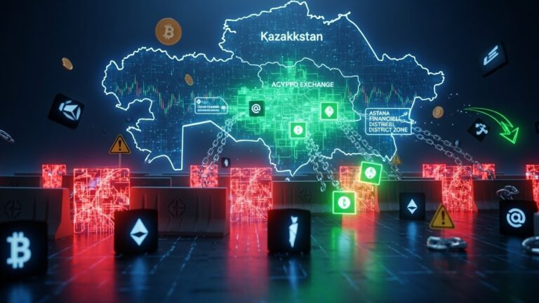 Kazakhstan Cracks Down on 1,100 Unlicensed Crypto Exchanges