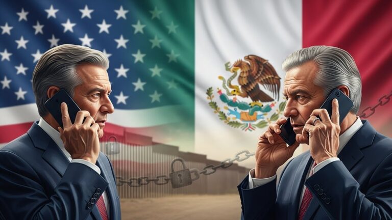 Mexico US Boost Security Ties After Trump Sheinbaum Call