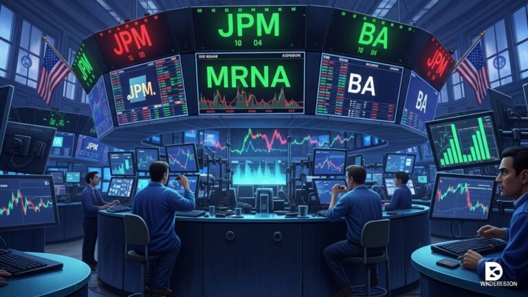 Midday Stock Movers: JPM, MRNA, BA Surge