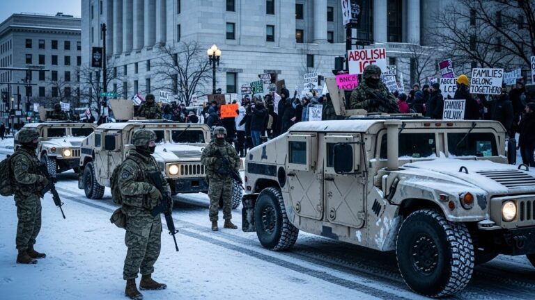 Minneapolis Mobilizes National Guard Amid Escalating Immigration Protests