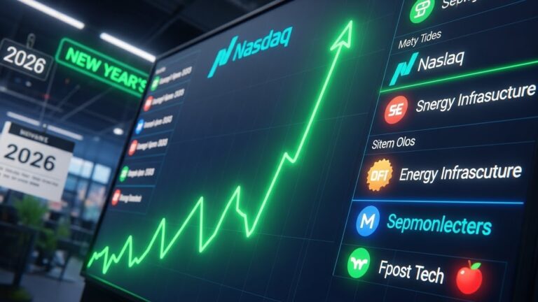 Nasdaq Rises on New Year’s First Trading Day: 4 Key Stocks Lead