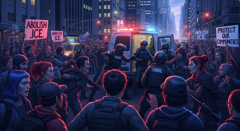 NYC Socialists Mobilize 4000 Anti-ICE Activists