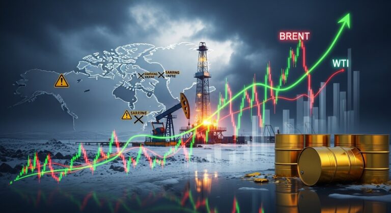 Oil Prices Surge on Kazakh Disruptions and China Boost