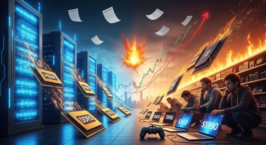 PC Shipments Plunge Forecast: Memory Prices Explode