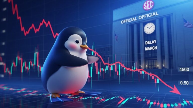 PENGU Price Tests Key Trendline Amid SEC ETF Delay