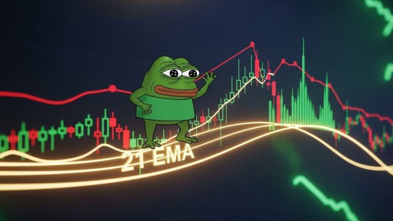 PEPE Price Holds 21 EMA Signaling Bullish Reversal Potential