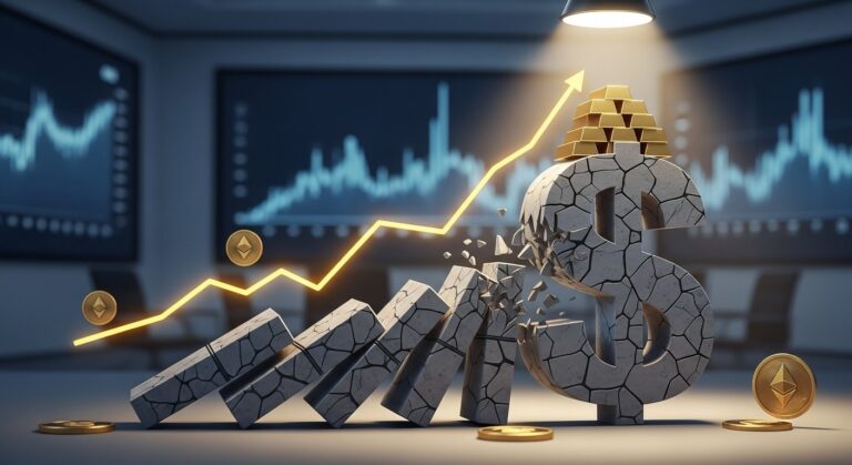 Peter Schiff Warns Dollar Faces Collapse as Gold Surges