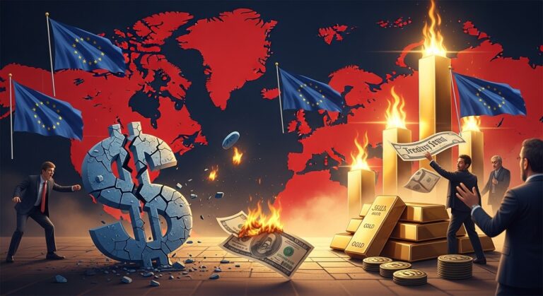 Sell America Trade Hits Hard: Dollar Drops Treasury Yields Surge on Greenland Tensions