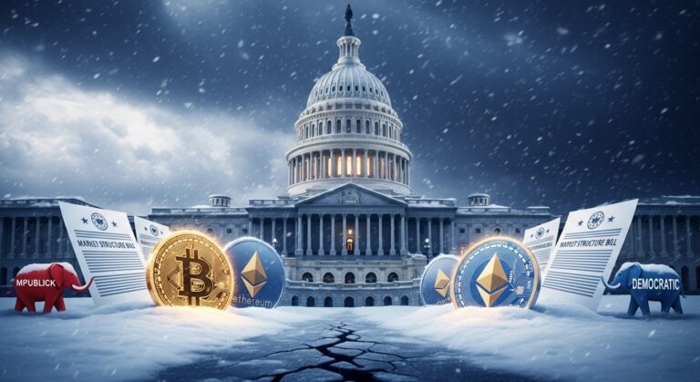 Senate GOP Pushes Crypto Market Bill Amid Snowstorm Chaos