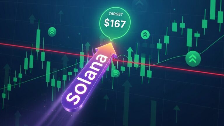 Solana Price Targets $167 Amid Bullish Shift