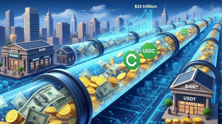 Stablecoins Hit $33 Trillion in 2025 Volume Surge