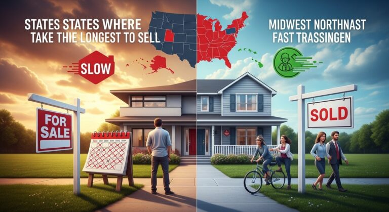 States Where Homes Take Longest to Sell in 2026