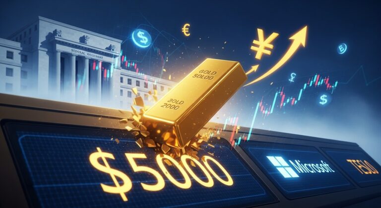 This Week’s Market Surge: Fed, Tech Earnings, Gold at $5000