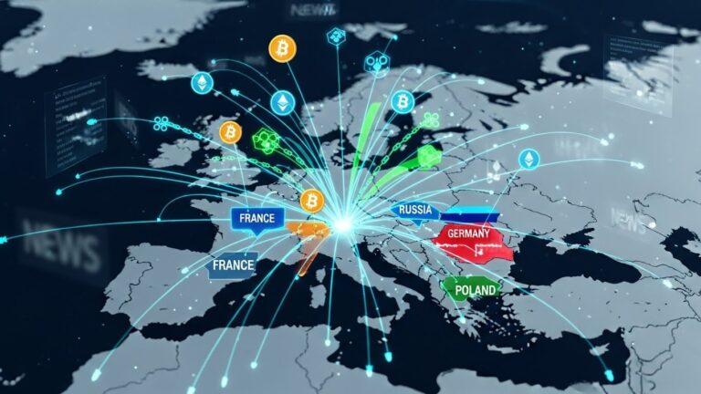 Top 5 Countries Dominating Europe’s Crypto Media Traffic in Q3 2025