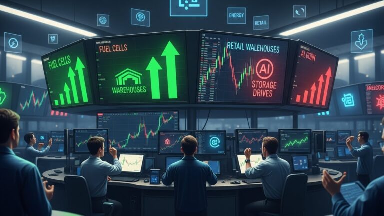 Top Stocks Moving Midday: Bloom Energy, Costco, Alphabet Surge