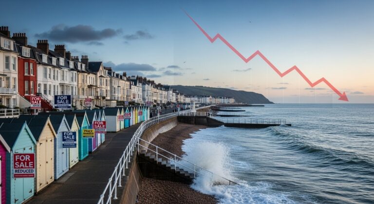 Top UK Coastal Spots Where House Prices Fell in 2025