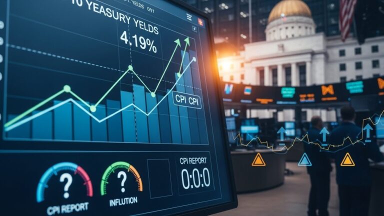 Treasury Yields Rise Slightly Ahead of Crucial CPI Report