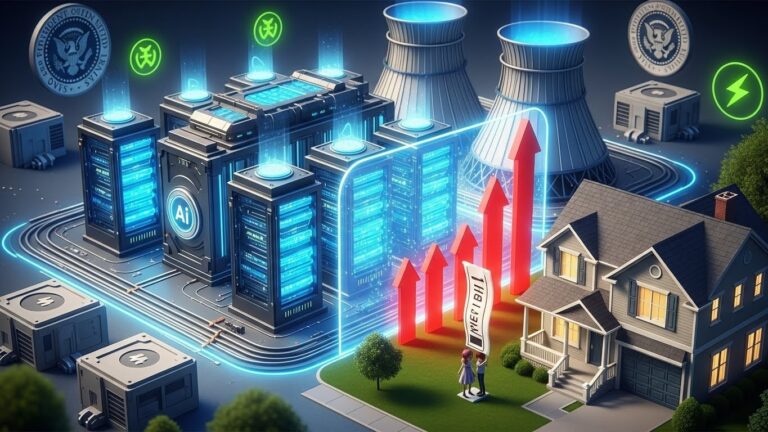 Trump Ensures AI Data Centers Won’t Raise Your Electricity Bills