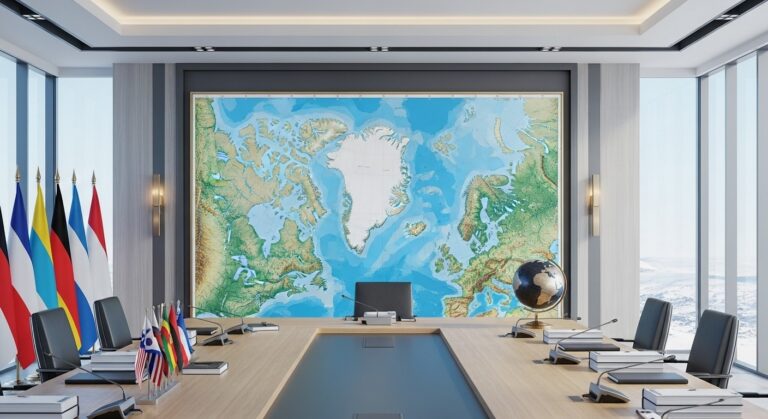 Trump Pushes Greenland Talks at Davos, Rules Out Force