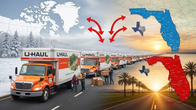 U-Haul Migration Trends Expose State Policy Failures