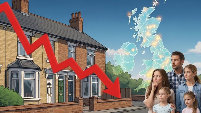 UK House Price Growth Hits 20-Month Low in 2025